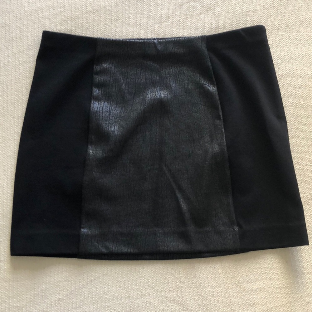 Express Black Mini Skirt